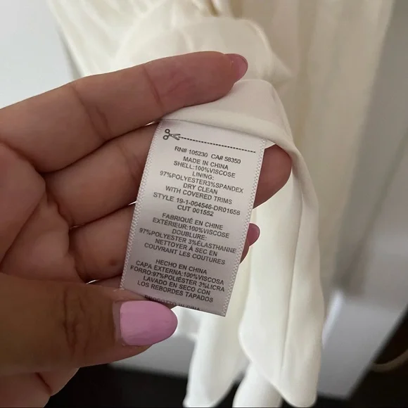 Equipment Faun Dress in Natural White - Picture 6 of 9